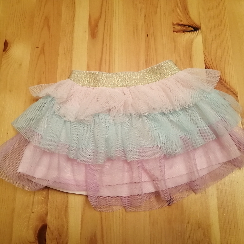 Rainbow princess skirt 12m